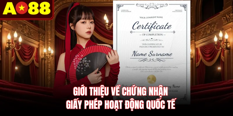 Giới thiệu về chứng nhận giấy phép hoạt động quốc tế