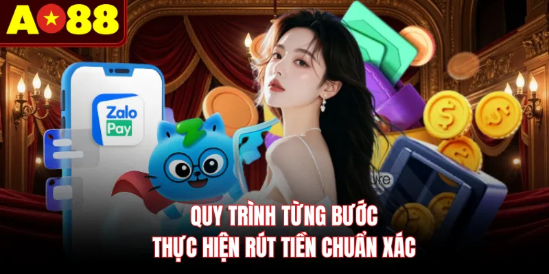 Quy trình từng bước thực hiện rút tiền chuẩn xác