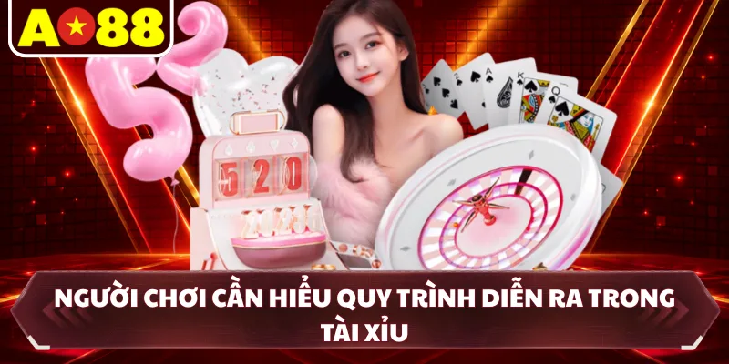 Người chơi cần hiểu quy trình diễn ra trong tài xỉu